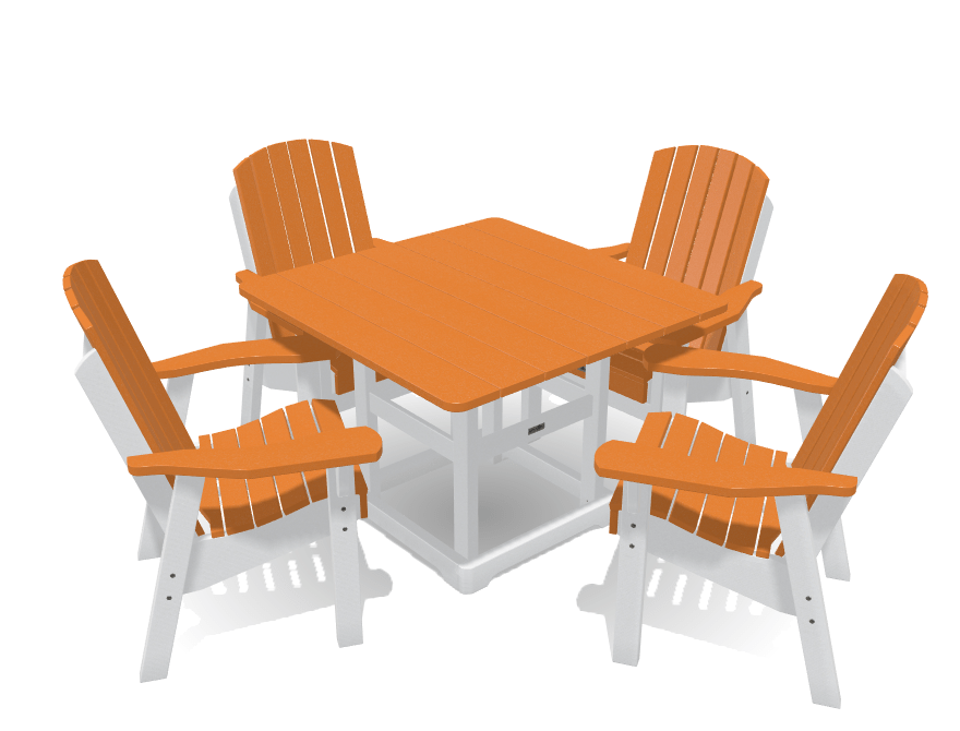 Deluxe Dining Patio Set with 4 Chairs - MY OUTDOOR ROOM