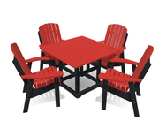 Deluxe Dining Patio Set with 4 Chairs - MY OUTDOOR ROOM