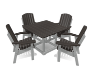 Deluxe Dining Patio Set with 4 Chairs - MY OUTDOOR ROOM