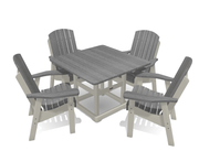 Deluxe Dining Patio Set with 4 Chairs - MY OUTDOOR ROOM