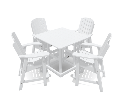 Bistro Deluxe Patio Set with 4 Chairs - MY OUTDOOR ROOM
