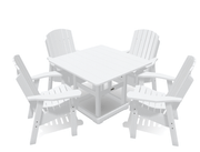 Deluxe Dining Patio Set with 4 Chairs - MY OUTDOOR ROOM