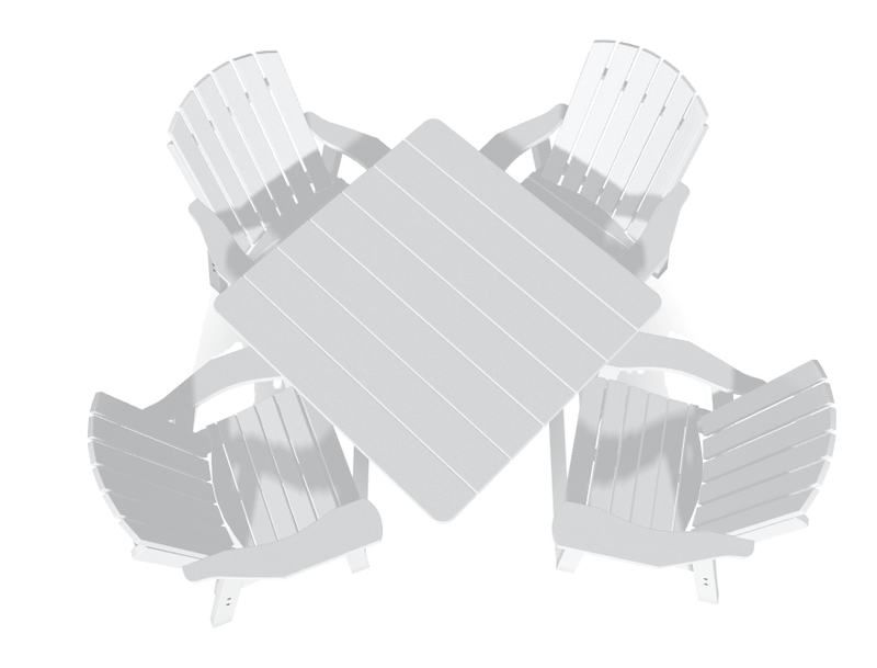 Deluxe Dining Patio Set with 4 Chairs - MY OUTDOOR ROOM