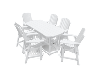 6' Bistro Table Set with 6 Chairs - MY OUTDOOR ROOM