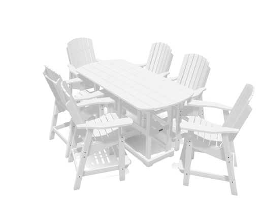 6' Bistro Table Set with 6 Chairs - MY OUTDOOR ROOM
