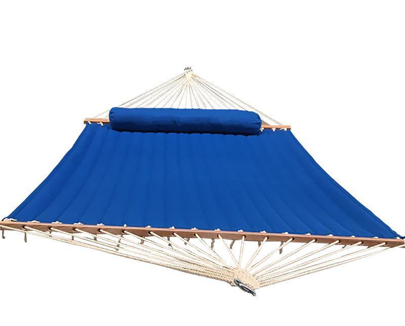 Olefin Double Quilted Hammock with Matching Pillow - MY OUTDOOR ROOM