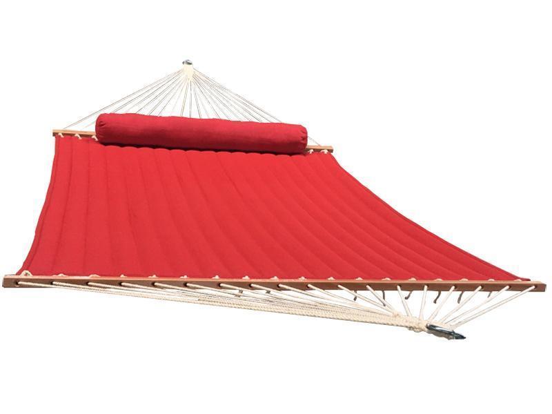Olefin Double Quilted Hammock with Matching Pillow - MY OUTDOOR ROOM